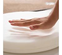 TMAPRUVG 30/40/50/60cm Diameter Round Foam Cushion,High Density Memory Foam for Bar Stool/Pet Bed,Cuttable Circle Sponge Sheet Upholstery Chair Padding (8cm,60x60cm)