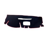 TMAR Car Dashboard Dash Board Cover Mat Carpet, For Dacia Sandero Stepway 2 MK2 2013~2020(RHD),Anti Slip Mat Dashboard Cover Pad Sunshade Dashmat Carpet Interior,A-Black Edge