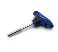 TMAX 1/4 Inch T-Handle Hex Bit Holder Screwdriver, 5 Inch Long, Screwdriver Handle for Holding Bits and Screws with Non-slip Material