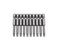 TMAX 10 pc T20 Torx Star Head Screwdriver Bit Set, S2 Steel 6 Point T-20 Reduced Round Shaft Screwdriver Insert Bits Hex Shank