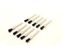 TMAX 100 pc Nylon Plastic Bristle 1/4 Inch Pen Wire Brush Wheel with 1/8 Inch Shank for Dremel Rotary Tools