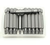 TMAX 20 pc T20 Torx Star 6 Point T-20 Impact Ready 2 Inch Length Screwdriver Insert Bits Hex Shank with Quick Release Slot
