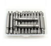 TMAX 25 pc T20 Torx Star 6 Point T-20 Impact Ready 2 Inch Length Screwdriver Insert Bits Hex Shank with Quick Release Slot