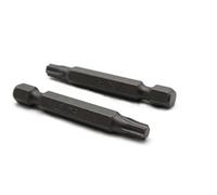 TMAX 25 pc T27 Torx Star 6 Point T-27 Screwdriver Impact Ready 2 Inch Length Insert Bits Hex Shank with Quick Release Slot
