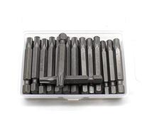 TMAX 25 pc T30 Torx Star 6 Point T-30 Screwdriver Impact Ready 2 Inch Length Insert Bits Hex Shank with Quick Release Slot