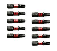 TMAX 50 pc T25 Torx Impact Torsion Screwdriver Bits 1 Inch with 1/4 Inch Hex Shank, for Electric Screw Drivers, Air Drills