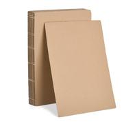 TMBMLPP 20pcs A4 Cardboard Sheets, Corrugated Cardboard Sheets, Brown Craft Paper, Thick Cardboards Sheets, A4 Kraft Paper Brown, for DIY Crafts, Arts, Painting, Modeling