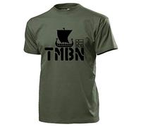 Tmbn Telemark Batallion Insignia Viking Ship Elite One Infantry Battalion Norwegen Norges Forsvar Army Armed Forces Special Unit # 17300 T-Shirt - Green - X-Large