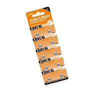 Tmboryuu 10Pcs SR521SW Watch Batteries AG0 Button Cell Battery 1.55V R521 SR521 AG521 Alkaline Coin Battery Replacement For Clock