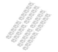 Tmboryuu 40pcs Heavy Duty Canopy Hooks with Anti-Slip Grip for Outdoor Shelters, All-Weather Camping & Windproof Tarp Fasteners Load Bearing Canopies Clip