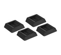 Tmboryuu 4PCS Sturdy Rubber Griddle Leveling Feet Keep Your Grills Stable on Grass Concrete or Uneven Ground Barbecue Pad Frying Leveling Set