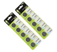 Tmboryuu 5pcs / 10pcs CR2016 Button Cell Batteries 3V Long Last Power Sources CR2016 Batteries for Keyless Entry and Devices Button Cell Battery