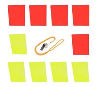 Tmboryuu 5set Professional Football Coaching Cards Soccer Referee Penalty Accessories for Rule Enforcement Soccer Penalty
