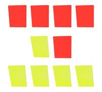 Tmboryuu 5set Professional Football Coaching Cards Soccer Referee Penalty Accessories for Rule Enforcement Soccer Penalty