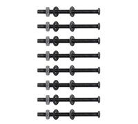 Tmboryuu 8PCS High Strength Cage Screw Brake Bolt Assembly for Air Brake Chambers Optional Length Screw