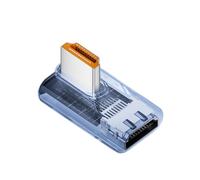 Tmboryuu 90-Degree Adapter 8K60Hz 4K120Hz Right Angled Coupler for PC Projector ABS Housing 8 Styles HDTV Female to Male Adapters