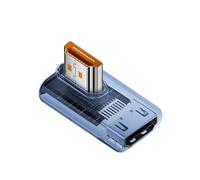 Tmboryuu 90-Degree Adapter 8K60Hz 4K120Hz Right Angled Coupler for PC Projector ABS Housing 8 Styles HDTV Female to Male Adapters