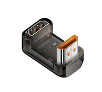 Tmboryuu 90-Degree Adapter 8K60Hz 4K120Hz Right Angled Coupler for PC Projector ABS Housing 8 Styles HDTV Female to Male Adapters