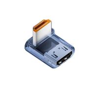 Tmboryuu 90-Degree Adapter 8K60Hz 4K120Hz Right Angled Coupler for PC Projector ABS Housing 8 Styles HDTV Female to Male Adapters