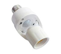Tmboryuu Auto On/Off Light Socket Adapters Infrareds Sensorings Technology Design Universals Fit Construction PIR Motion Sensorings Light Socket