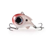 Tmboryuu Bright Color Big Eyes Fishing Lure Vibrations Rattling Ball Artificial Hard Lipless Baits for Attracting More Fishes Freshwater Saltwater Fishing Tackle