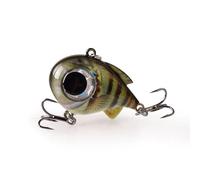 Tmboryuu Bright Color Big Eyes Fishing Lure Vibrations Rattling Ball Artificial Hard Lipless Baits for Attracting More Fishes Freshwater Saltwater Fishing Tackle