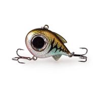 Tmboryuu Bright Color Big Eyes Fishing Lure Vibrations Rattling Ball Artificial Hard Lipless Baits for Attracting More Fishes Freshwater Saltwater Fishing Tackle
