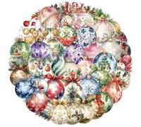 Tmboryuu Christmas Tree Sticker Collection 50Pcs Clear Holiday Decor for Gifts Packaging Clear Background Festive Stickers