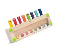 Tmboryuu Color Recognition Sensory Cylinder Peg Design for Preschooler Hand Eye Coordination Sensory Training Toy