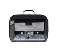 Tmboryuu Compact Outdoor Bird Carrier with Open Ventilation and Foldable Sunshade for Secure Pet Transport Adjustable Bird Bag