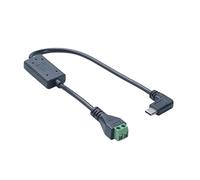 Tmboryuu DC5V 24V Step Down to Type C 5V 3A Charging Wire for Mobile Devices and Small Electronics Straight/Elbow Head Option Outdoor Power Supply Cable