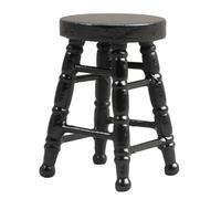 Tmboryuu Dolls House Zakka Stool Model Realistic Dollhouses Round Top Play 1: 12 Model Toy Miniature Home Decors