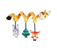 Tmboryuu Easy Attachment Infant Spirals Toy Easy Setup Auditory Developmental Bed Pendant For Visual Motor Skill Growth Educational Sensory Toy