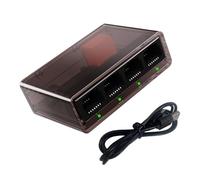 Tmboryuu Efficient 5 Port Gigabit Networking Switcher with Integrated High Capacity Buffering for Low Latency Home Networking Expansion