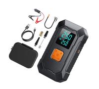 Tmboryuu Electric Tire Inflator for Vehicle Tires Rechargeable Battery Operate Air Compressor with LED Light and Mobile Charging Air Compressor for Car Motorcycle