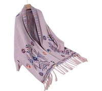 Tmboryuu Ethnic Geometric Pattern Shrug Cardigan Knit Tassels Long Sleeve Open Front Sweater Shawl for Women Ponchos Capes Cloak Ethnic Ponchos Capes