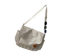 Tmboryuu Fashion Nylon Messengers Bag Fabric Ergonomic Shoulder Great for Essential and Documents Stylish Essential Bag