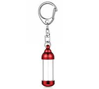 Tmboryuu Fashionable Round Shape Ashes Keychains Jewelry to Loved Pets Featuring Aluminum Alloy Construction Cremation Keepsakes Pendants