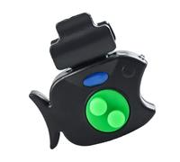 Tmboryuu Fishing Rod Chew Alarm with Advanced Transducer Technology 3 Modifiable Capacity Grades IPX6 Impermeable for Saltwater Clear ABS Alarm