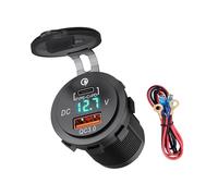 Tmboryuu Flame Retardant Nylon Car Charging Technology Double Port Design USB Hubs Voltages Light Motorcycle Double Port Fast