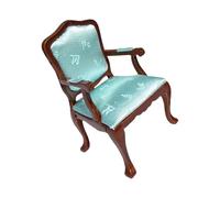 Tmboryuu Floral Pattern Doll House Miniature Sofa Couch Model Figure for 1/12 Scale Living Room Scene Decoration Miniature Furniture