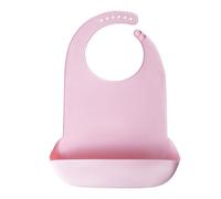Tmboryuu Food-grade Silicone Adult Bib Waterproof Burp Cloth With Food Catcher Part Solid Elderly Feeding Apron Easy To Clean Adult Dining Aid