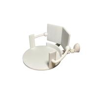 Tmboryuu Freestanding Holder Stand, Bathroom Tissue Storage with Decorative Design for Counter Table Decor Decorative Freestanding Bathroom Tissue Storage Stand