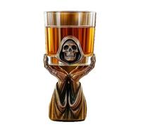 Tmboryuu Gothics Skull Hand Liquor Glasses Stand Set Grim Reapers Whiskeys Holder Set, Funny Barwares Decorative Ornament Home Decors Whiskeys Lover