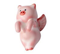 Tmboryuu Hand Painted Ceramic Teas Pet Pigs Handcrafted Kitchen Tabletop Decoration Home Desk Ornament for Teas Lover Ceramic Teapet Home Decoration