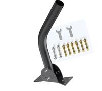Tmboryuu Heavy-Duty Adjustable Satellite Dish Mount with 110lb Load and Weatherproof Outdoor Design Contemporary Stand Featuring Cord Management for Organized Setup and Clear