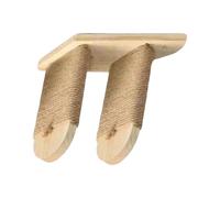 Tmboryuu Heavy Duty Wooden Climbing Ladder Wall-Mounted Activity Center for Vertical Exploration & Compact Living Cats Climbing Shelves