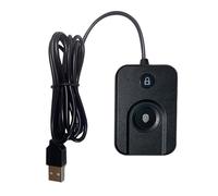 Tmboryuu Hello Fingerprints Reader with Multiple Account Registration 1 Touches Screen Locks 5ft Cable for Desktop and Laptop Computers Fingerprints Login Device