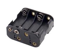 Tmboryuu High Strength LR06 Battery Storage Box Case 2/3 / 4/6 / 8 Slot Way Batteries Clip Holder Container for Electrical Experiment