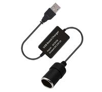 Tmboryuu Intelligent Step Up Cable Transforms 5V to 12V Output Long 150CM for Home Electronics Multiple Ports Selection Router Usb Power Cable